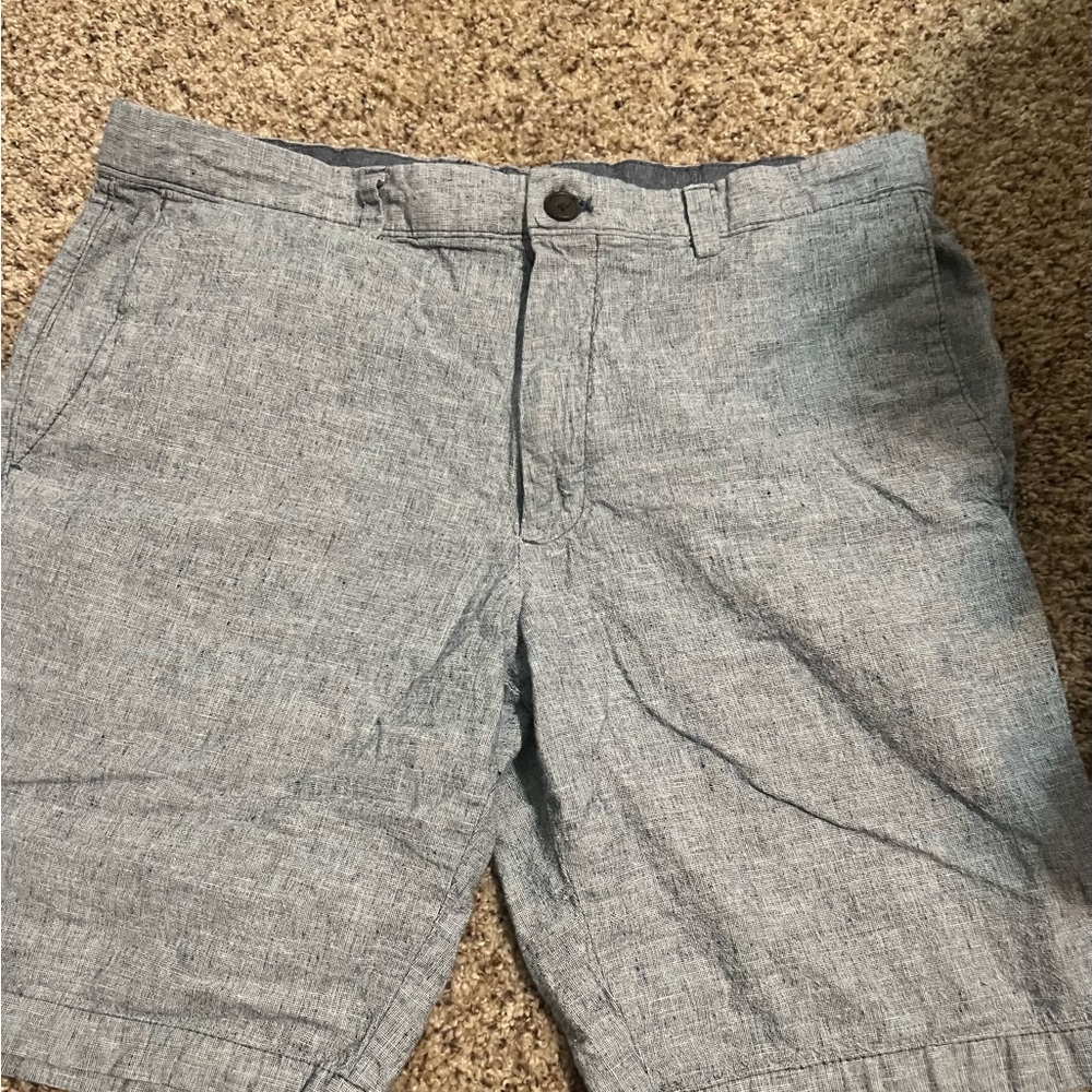 Banana Republic Gray Flat Front Shorts